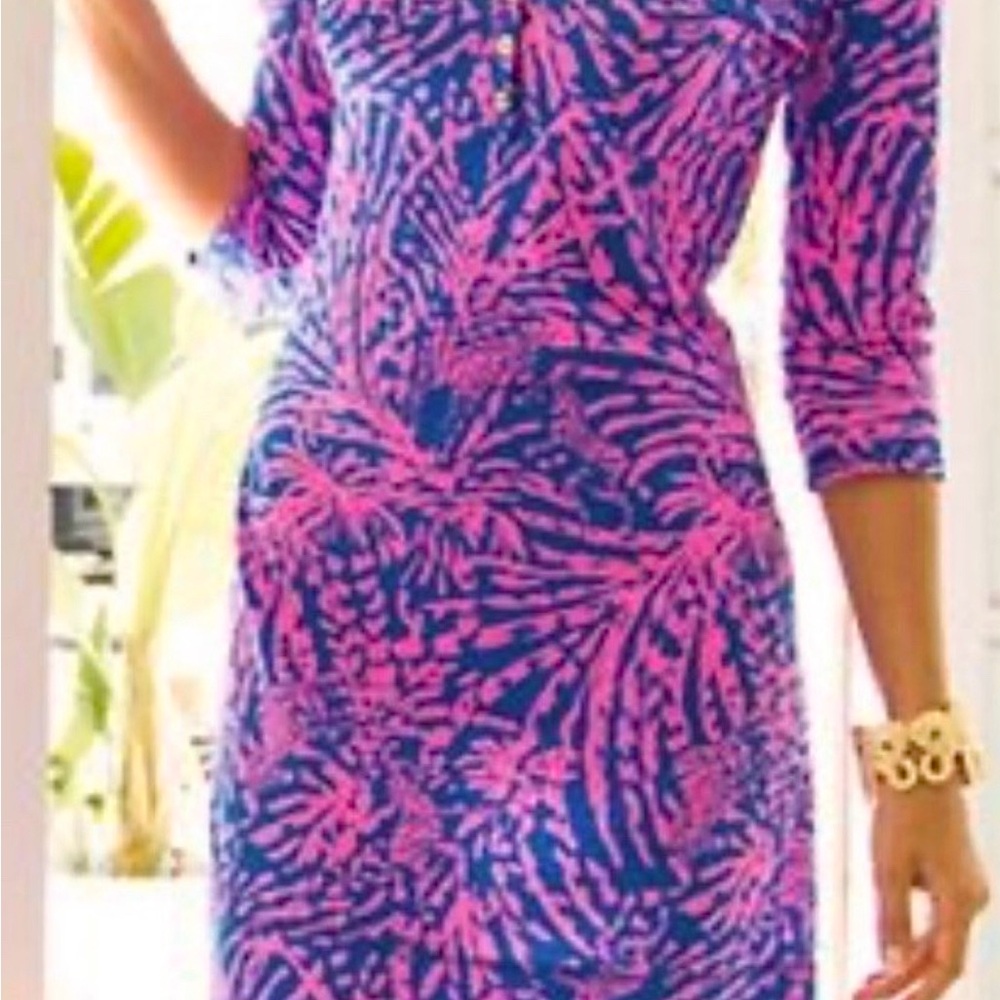 Pink and Blue Women's Dress Lilly Pulitzer